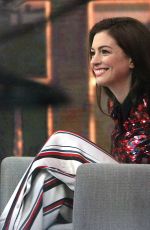 ANNE HATHAWAY at Today Show in New York 05/31/2018