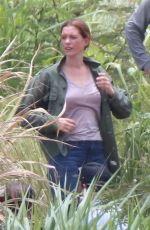 ANNE HATHAWAY on the Set of The Last Thing He Wanted in San Juan 06/19/2018