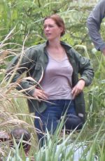 ANNE HATHAWAY on the Set of The Last Thing He Wanted in San Juan 06/19/2018