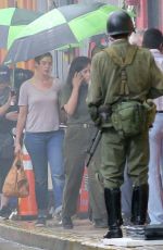 ANNE HATHAWAY on the Set of The Last Thing He Wanted in San Juan 06/19/2018