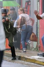 ANNE HATHAWAY on the Set of The Last Thing He Wanted in San Juan 06/19/2018