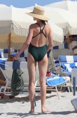 ANNE VYALITSYNA in Swimsuit on the Beach in Miami 06/17/2018