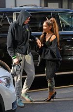 ARIANA GRANDE and Pete Davidson Arrives at Their Apartment in New York 06/252/2018