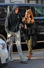 ARIANA GRANDE and Pete Davidson Arrives at Their Apartment in New York 06/252/2018