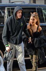 ARIANA GRANDE and Pete Davidson Arrives at Their Apartment in New York 06/252/2018