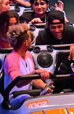 ARIANA GRANDE and Pete Davidson at Disneyland 06/11/2018
