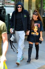 ARIANA GRANDE and Pete Davidson Out and About in New York 06/25/2018