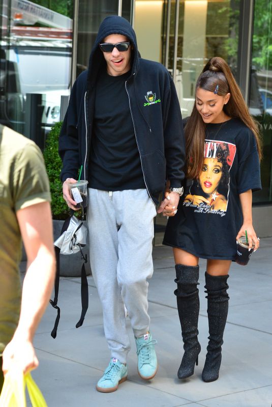 ARIANA GRANDE and Pete Davidson Out and About in New York 06/25/2018