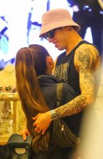 ARIANA GRANDE and Pete Davidson Shopping at Sephora in New York 06/29/208