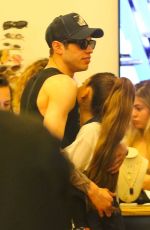 ARIANA GRANDE and Pete Davidson Shopping at Sephora in New York 06/29/208