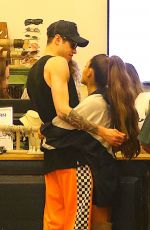 ARIANA GRANDE and Pete Davidson Shopping at Sephora in New York 06/29/208