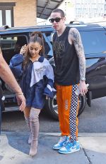 ARIANA GRANDE and Pete Davidson Shopping at Sephora in New York 06/29/208