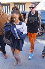 ARIANA GRANDE and Pete Davidson Shopping at Sephora in New York 06/29/208