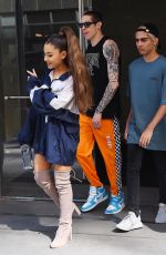 ARIANA GRANDE and Pete Davidson Shopping at Sephora in New York 06/29/208