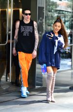 ARIANA GRANDE and Pete Davidson Shopping at Sephora in New York 06/29/208