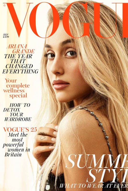 ARIANA GRANDE for Vogue Magazine, UK July 2018