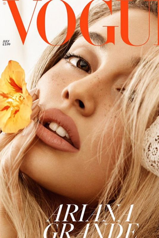 ARIANA GRANDE in Vogue Magazine, UK July 2018