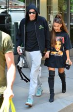 ARIANA GRANDE Out and About in New York 06/25/2018