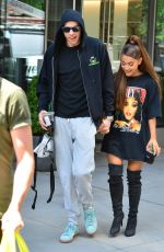 ARIANA GRANDE Out and About in New York 06/25/2018
