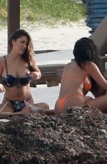 ARIANNY CELESTE and TANIA MARIA in Bikinis at a Beach in Tulum 06/20/2018