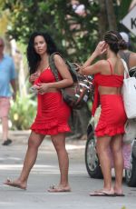 ARIANNY CELESTE and TANIA MARIA in Bikinis at a Beach in Tulum 06/20/2018