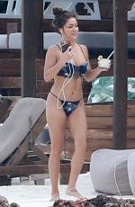 ARIANNY CELESTE and TANIA MARIA in Bikinis at a Beach in Tulum 06/20/2018