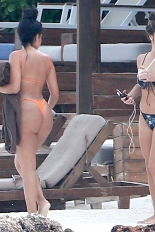 ARIANNY CELESTE and TANIA MARIA in Bikinis at a Beach in Tulum 06/20/2018