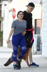 ARIEL WINTER and Levi Meaden Out with Their Dog in Los Angeles 06/26/2018