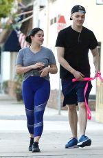 ARIEL WINTER and Levi Meaden Out with Their Dog in Los Angeles 06/26/2018