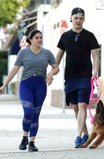 ARIEL WINTER and Levi Meaden Out with Their Dog in Los Angeles 06/26/2018