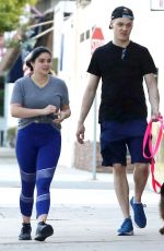 ARIEL WINTER and Levi Meaden Out with Their Dog in Los Angeles 06/26/2018