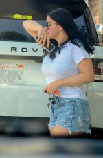 ARIEL WINTER in Denim Shorts Out in Studio City 06/18/2018