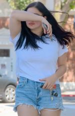 ARIEL WINTER in Denim Shorts Out in Studio City 06/18/2018