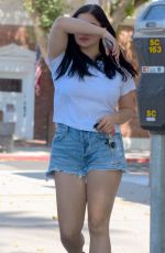ARIEL WINTER in Denim Shorts Out in Studio City 06/18/2018