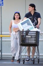ARIEL WINTER Shopping at Housewares Store Bed in Studio City 06/20/2018