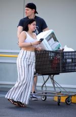 ARIEL WINTER Shopping at Housewares Store Bed in Studio City 06/20/2018
