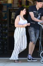 ARIEL WINTER Shopping at Housewares Store Bed in Studio City 06/20/2018