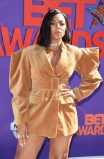 ASHANTI at BET Awards in Los Angeles 06/24/2018