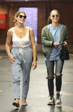 ASHEY GREENE and CARA SANTANA at a Nail Salon in Beverly Hills 06/06/2018