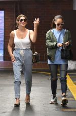 ASHEY GREENE and CARA SANTANA at a Nail Salon in Beverly Hills 06/06/2018