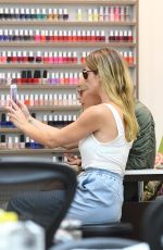 ASHEY GREENE and CARA SANTANA at a Nail Salon in Beverly Hills 06/06/2018