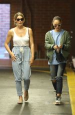 ASHEY GREENE and CARA SANTANA at a Nail Salon in Beverly Hills 06/06/2018
