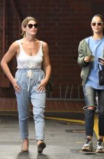 ASHEY GREENE and CARA SANTANA at a Nail Salon in Beverly Hills 06/06/2018
