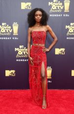 ASHLEIGH MURRAY at 2018 MTV Movie and TV Awards in Santa Monica 06/16/2018