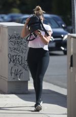 ASHLEY BENSON Arrives at a Spa in Los Angeles 06/14/2018