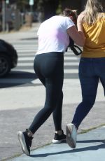 ASHLEY BENSON Arrives at a Spa in Los Angeles 06/14/2018