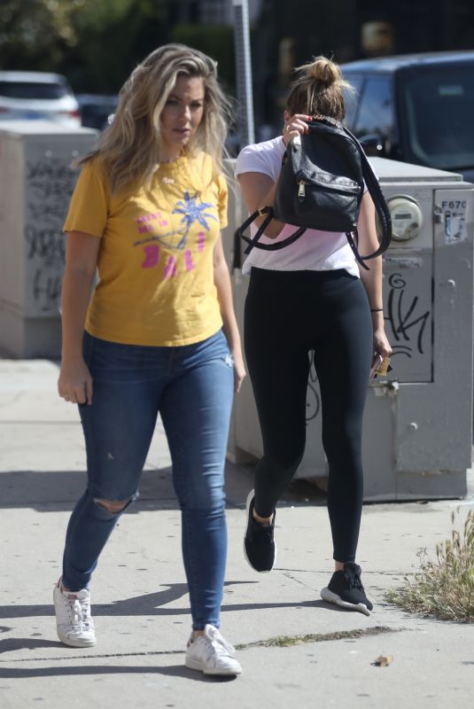 ASHLEY BENSON Arrives at a Spa in Los Angeles 06/14/2018
