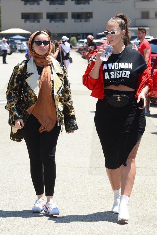 ASHLEY GRAHAM and NOOR TAGOURI Arrives at Cash and Rocket Charity Event in Malibu 06/09/2018