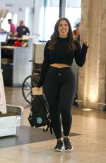 ASHLEY GRAHAM Arrives at Airport in Montreal 06/26/2018