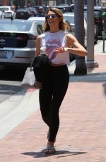 ASHLEY GREENE at a Nail Salon in Beverly Hills 06/21/2018